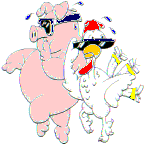 Pig & Chicken dancing
